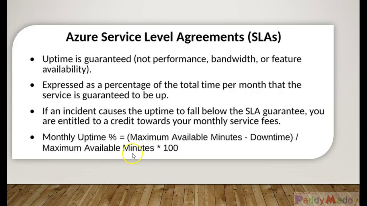 Learn Azure Service Level Agreements And Support For Azure Resources Learn Azure Service Level Agreements And Support For Azure Resources