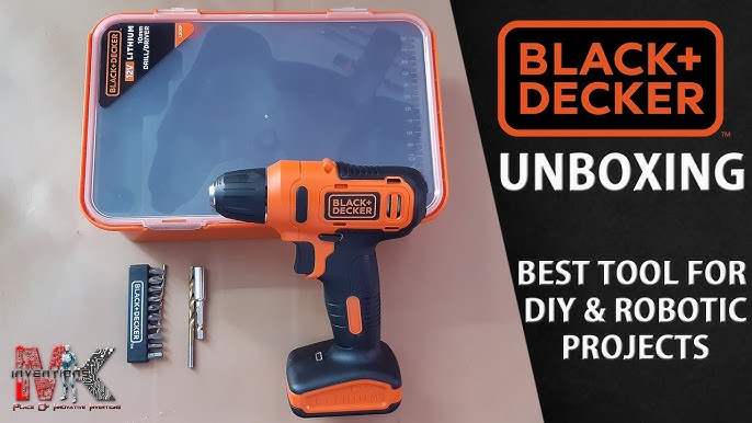 Black And Decker (LD120VA) Cordless Drill Unboxing And Review 