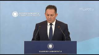 Η Ενημέρωση των πολιτικών συντακτών από τον Κυβερνητικό Εκπρόσωπο, Στέλιο Πέτσα (15/10/2019)