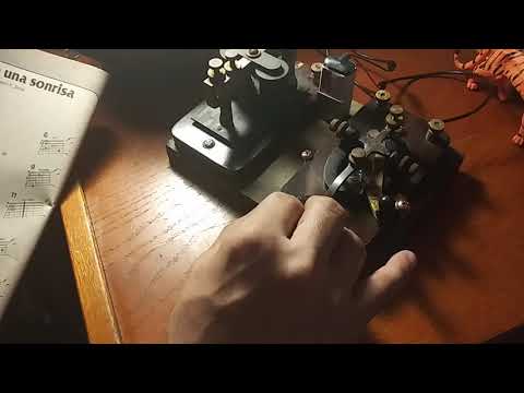 Telegrafo Original Clave Morse q se usaba en Ferrocarriles NdeM.