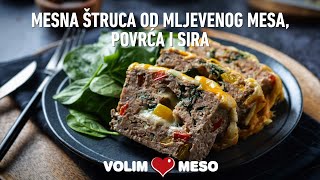 Mesna Štruca Od Mljevenog Mesa, Povrća I Sira