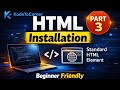 HTML Part 3 | Standard HTML Elements | Beginner Friendly #HTMLTutorial #HTMLShorts #LearnHTML