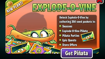 Plants vs. Zombies 2 / Epic Quest: Explode-O-Vine! / Step. 1-5 | No. #1138