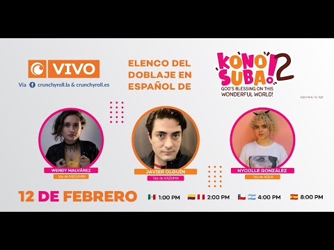 Konosuba 2 ya está disponible con doblaje al Español Latino