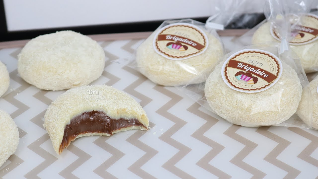 BOMBOM DE BRIGADEIRO RECHEADO COM NUTELLA | Bru na Cozinha |