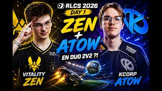 ZEN & ATOW dominate RLCS 2v2 day 1