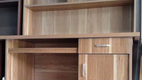 Cách Lắp Bàn Học Có Hộc Đặt CPU | cách lắp bàn học snh có kệ | bàn học sinh gỗ ép