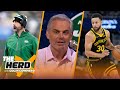 Aaron Rodgers activated from IR, will not play, Steph Curry carries Warriors vs. Celtics | THE HERD