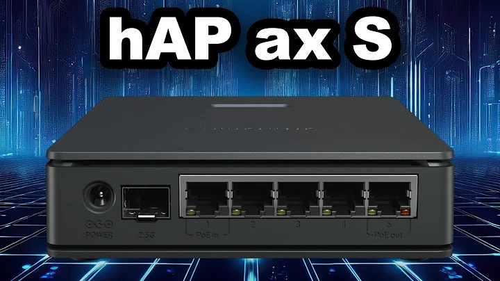 NEW hAP ax S | Affordable Wi-Fi 6 Router with 2.5G SFP & Triple-Chain 5GHz