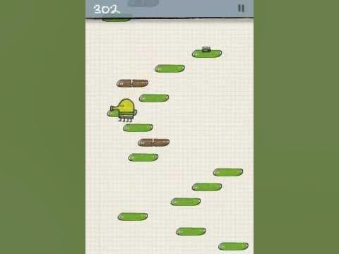 Doodle Jump High Score 12,298,137, Ninja Theme