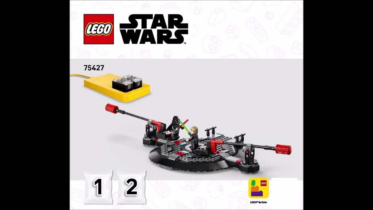 LEGO 75427 Instructions | Star Wars | Throne Room Duel & A-wing