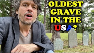 Oldest Cemetery in America 🇺🇸 17th Century Graveyard Tour ☠️