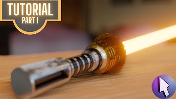 Making a Lightsaber in Blender 2.9 | Part 1 Modelling and Texturing|