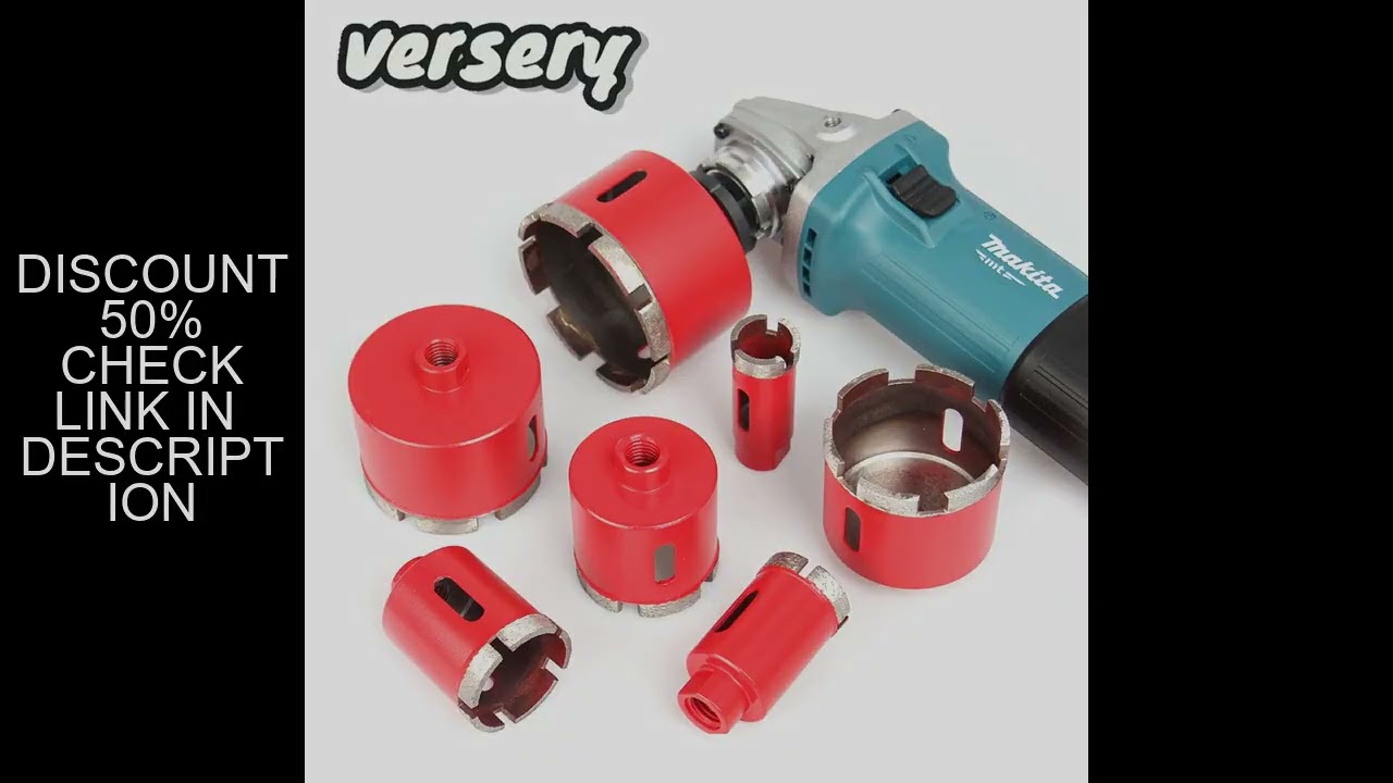 Versery 1PC 6-150mm M14 Sintering Core Bit Diamond Hole Saw Drill Bits for Marble Granite Brick Tile