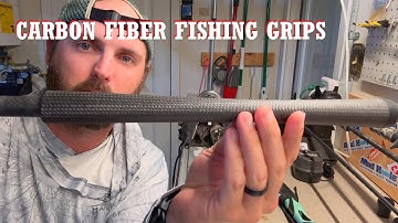 Installing CARBON FIBER Fishing Rod Grips! (Subscriber Giveaway Rod Build) #fishing #rodbuilding