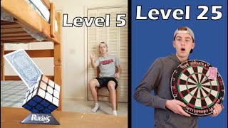 25 Levels of CARD THROWING | Beyond Belief