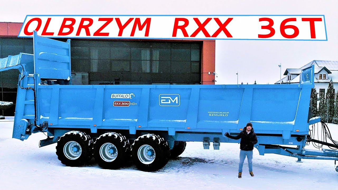 BUFFALO RXX 3690 HD+ Tridem / 36-Tonowy Rozrzutnik Euromilk (Szczegółowa Prezentacja/Walkaround)