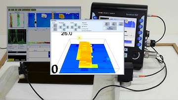 ISONIC 3510 / PAUT of CFRP / B-Scan / C-Scan / 3D