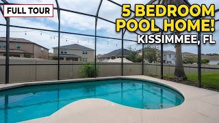 FULL TOUR: Beautiful Home with SCREENED POOL in Kissimmee, Florida! FULL TOUR: Beautiful Home with SCREENED POOL in Kissimmee, Florida!