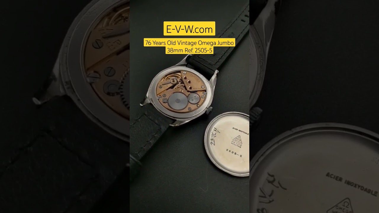 76 Years Old Vintage Omega Jumbo 38mm Ref. 2505-5 / Cal.265 (30T2 Family) / Vintage 1947 