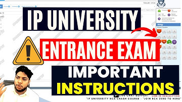 How to give IP university Online Exam | Official Mock Test Tutorial ( IPU CET 2022)