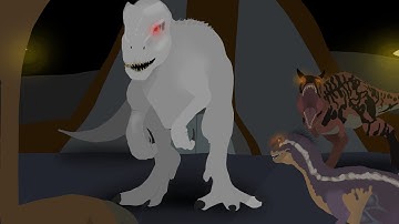 indominus rex vs jurassic world - épico final alternativo - stick nodes animation #jurassicworld