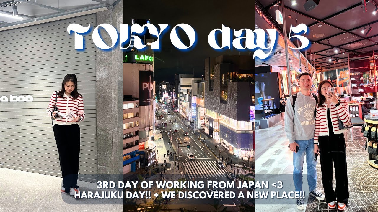 JAPAN VLOG: let's go to Harajuku, Shibuya! amazing building Tokyu Plaza 
