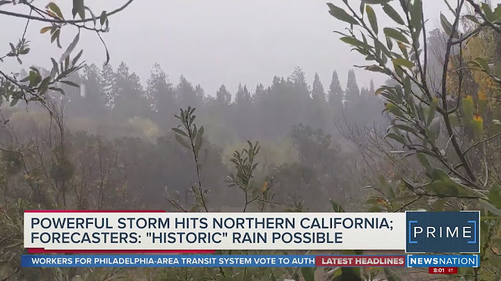 ‘Bomb cyclone’ drenches Northern California | NewsNation Prime