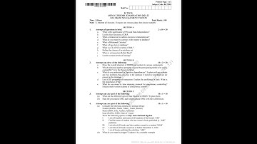 DBMS 2021-22 question paper| BTech 3rd year Aktu|song| Trending| CSE| board| Gateway