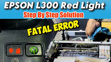 Epson L300 Red Light Blinking Solution l l3110 red light blinking solution paper jam @AMDigital.Tv1