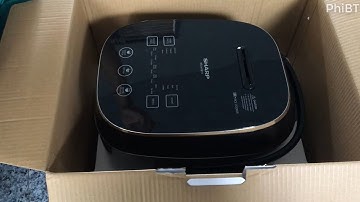 Trên tay nồi cơm điện cao tần Sharp KS-IH191V-BK |NẤU THỬ| HAND ON Sharp KS-IH191V-BK HIGH-FREQUENCY