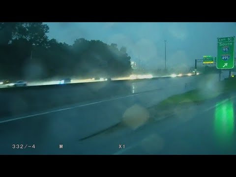 Storms causing a wet morning commute Wednesday - YouTube