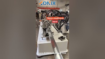 High Speed Metal stud and track roll forming machine #rollformingline #rollformer #metalstud