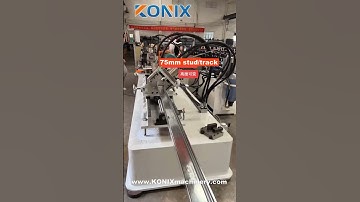 High Speed Metal stud and track roll forming machine #rollformingline #rollformer #metalstud