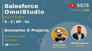 S-2 | EP - 01 | Learn Salesforce OmniStudio with Sanjay & Abhishek | Sanjay Gupta Tech School