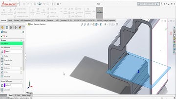 Solidworks in a minute: Various ways to create a reference plane (3D)