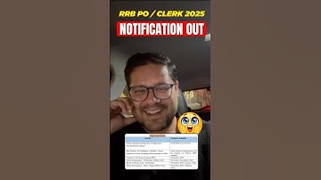 IBPS RRB PO/Clerk 2025 Notification Out 🔔🔔 #selectionwalizid #bankexams #ibpsrrb #rrbpo
