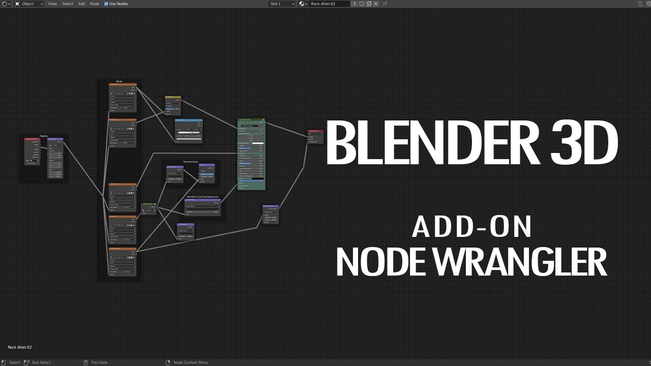 Blender  Tutorial: Add-on Node Wrangler - YouTube