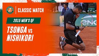 Tsonga vs Nishikori 2015 Men's quarter-final | Roland-Garros Classic Match