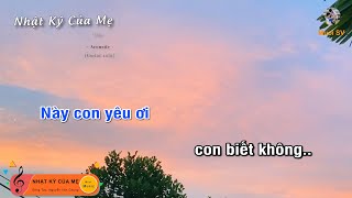 NHẬT KÝ CỦA MẸ - (Guitar beat solo karaoke), Muoi Music | Muối SV