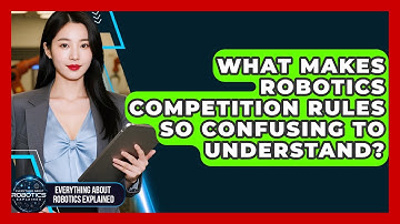 What Makes Robotics Competition Rules So Confusing To Understand?