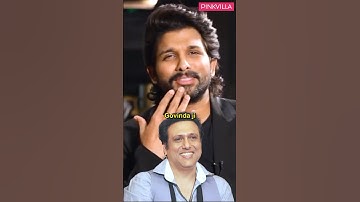 Allu Arjun LOVES Govinda & His DANCE Style | #shorts #dance #bollywood