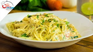 Espagueti Cremoso con Pollo