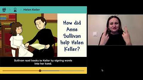 Did Helen Keller speak ASL?