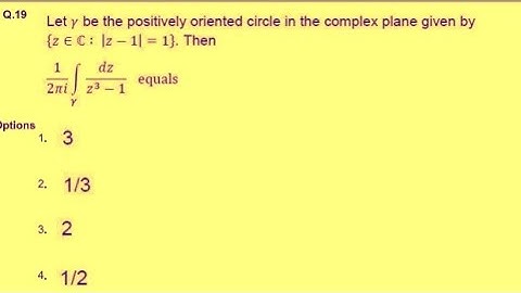 CSIR NET NOV 2020 Part-B | Complex analysis | Cauchy integral formula | Residue at pole