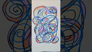 Adding color to a doodle. Relax,it's art. #shorts #artshorts #color #creative #art #aprilcotton