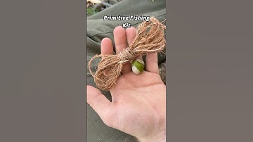 Primitive Fishing Kit #survival #bushcraft #primitiveskills #fishing #camping #outdoorskills