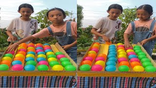 Puzzles colors balls cousins challenge very difficult when add one ball #gameplay #games #gaming