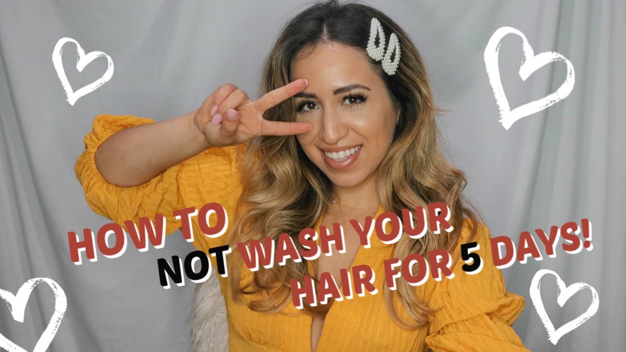 How to Not Wash Your Hair for 5 Days (Hairstyle Tricks) - YouTube