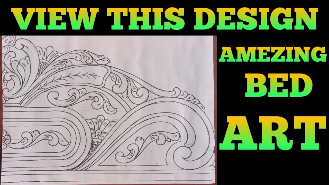 New Wood Carving Bed Design Art YouTube